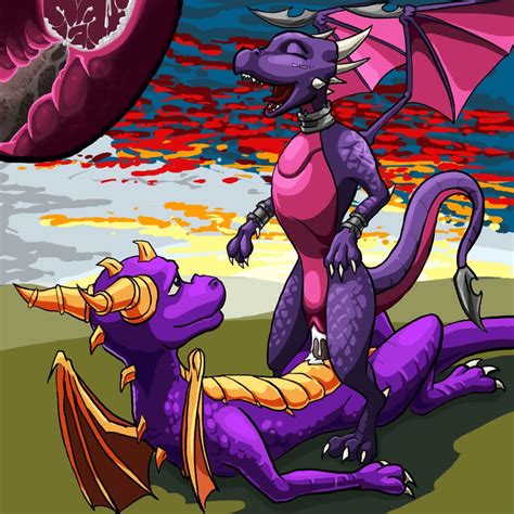 Rule 34 Cum Cynder Dragon Internal Penis Pussy Sex Spyro Spyro The