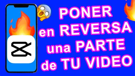 Como Poner Una Parte Del Video En Reversa En Capcut Youtube