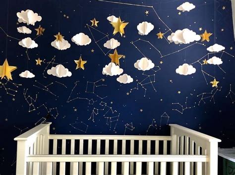 Nursery Nursery Ideas Constellation Constellations Stars Clouds