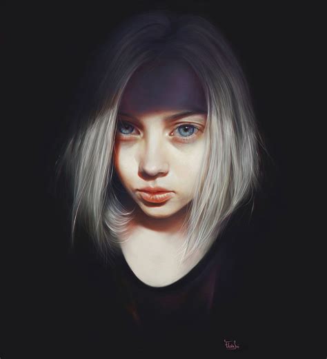By The Danger In Her Eyes The Hauntingly Beautiful Portraits By Elena