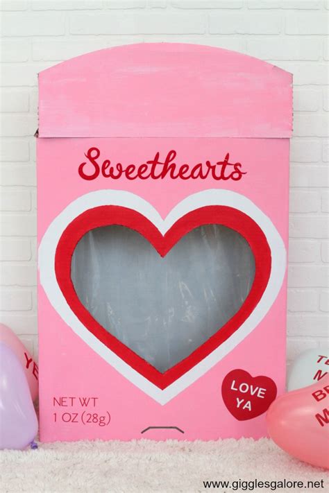 Diy Cricut Conversation Heart Valentines Day Party Giggles Galore