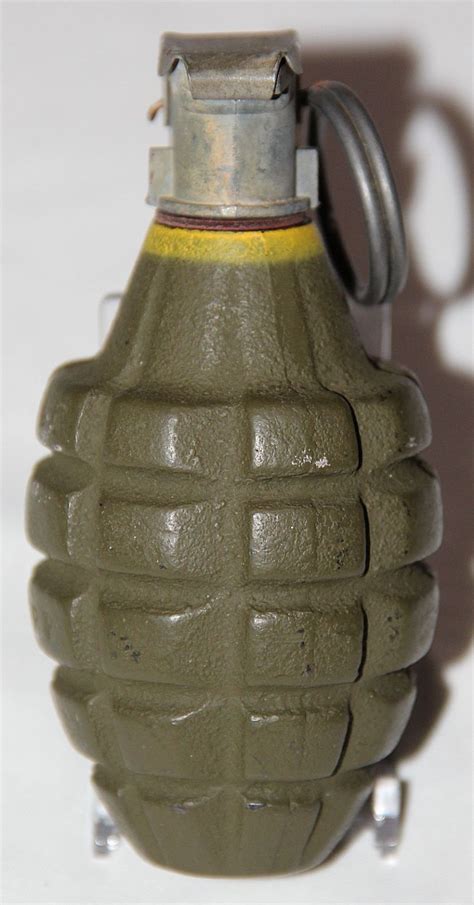 E201 Inert Wwii Mkii Grenade With M10a3 Modified M10a1 Fuse B And B