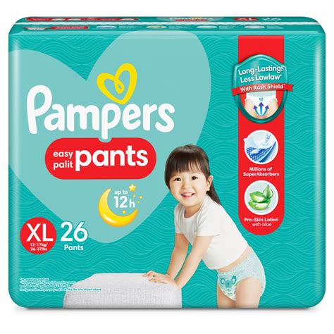 Pampers Baby Dry Diaper Pants Xl Shopee Philippines