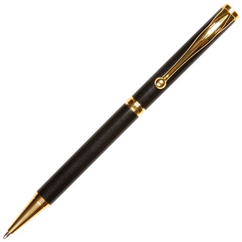 Ebony Slimline Twist Pen Lanierpens