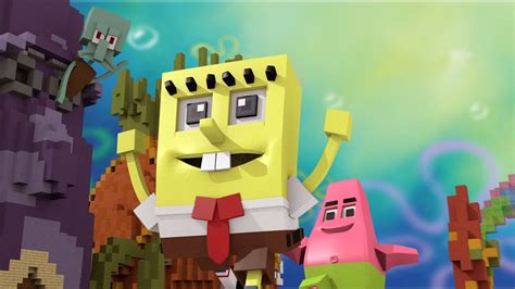 Minecraft Spongebob Squarepants In Minecraft Bikini Bottom