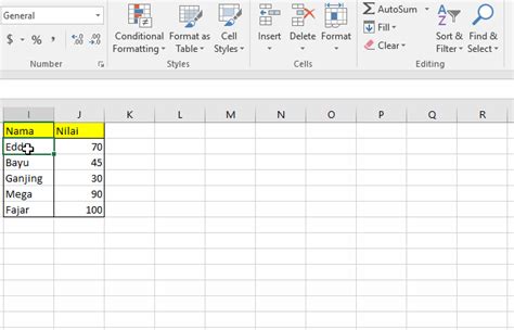 Mewarnai Kolom Kerja Excel Ke Kanan Contoh Gambar Mewarnai Kolom Excel Dengan Keyboard