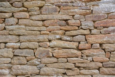 Wall In Dry Stones Free Stock Photo Public Domain Pictures