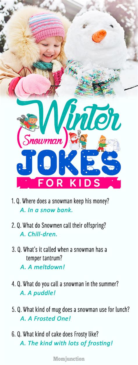 From special mailings and scrapbooking to kids' activities and diy projects, you'll find these stickers are great for. 25 Funny Winter (Snowman) Jokes For Kids