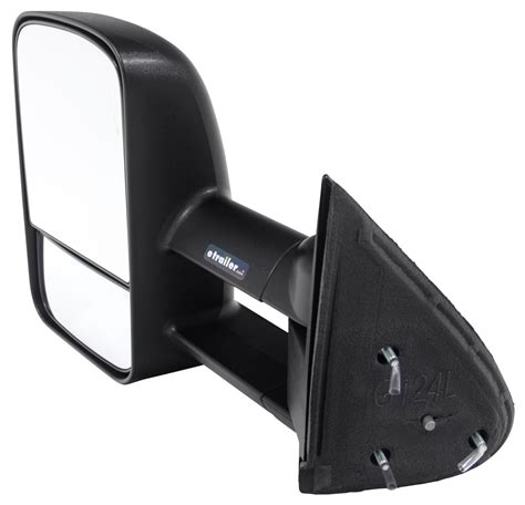 K Source Custom Extendable Towing Mirror Manual Black Driver Side K Source Towing Mirrors
