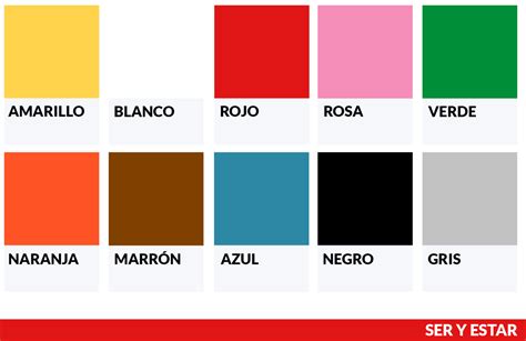 Los colores - Ser y Estar | Aprende Español Online