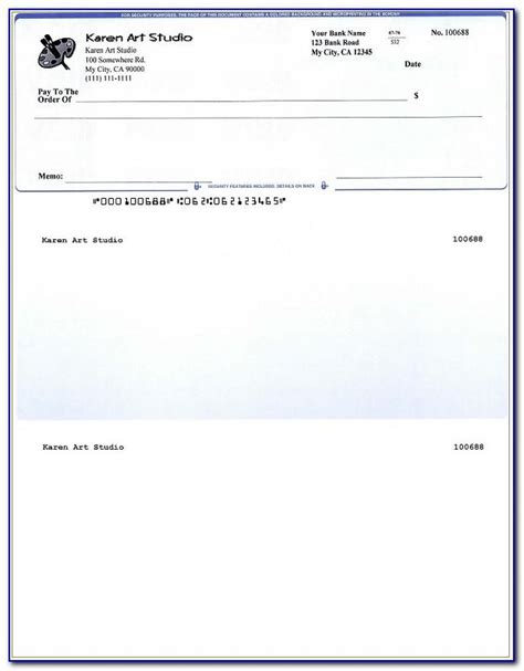Quicken Check Printing Template Prosecution2012