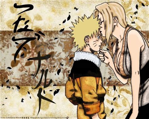 Tsunade Kisses Naruto Painting Anime Naruto Shippuuden Uzumaki