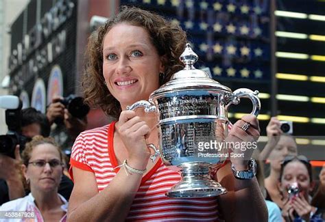 Open Champion Samantha Stosur In Times Square Photos And Premium High