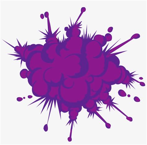 Vector Graphics Cartoon Purple Explosion Free Transparent Png