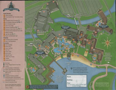 Disneys Yacht And Beach Club Map
