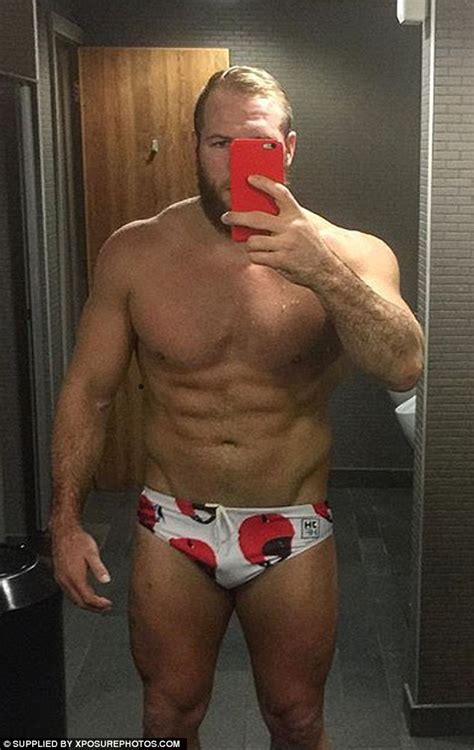 James Haskell Flaunts Abs Of Steel In His Own Range Of Swimming Trunks Daily Mail Online