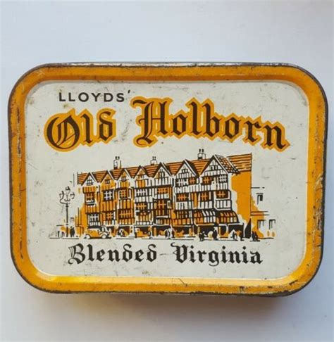 Vintage Old Holborn Tobacco Tin Ebay