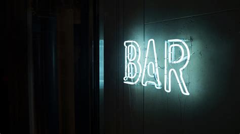 Wallpaper Black Night Photography Text Signs Bar Neon Sign