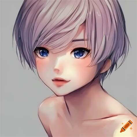 Cute Anime Girl With Short Hair On Craiyon