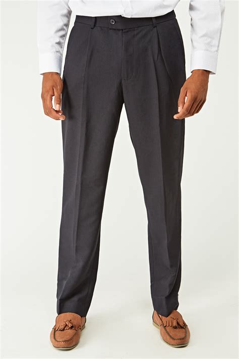 Formal Mens Straight Leg Trousers Just 7