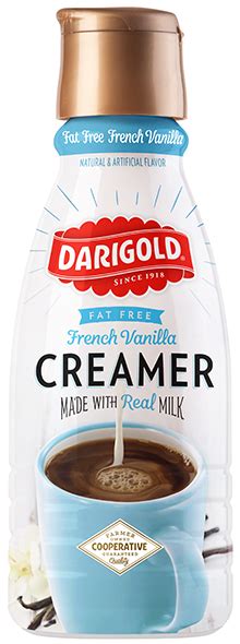Creamer Fat Free French Vanilla Quart Darigold