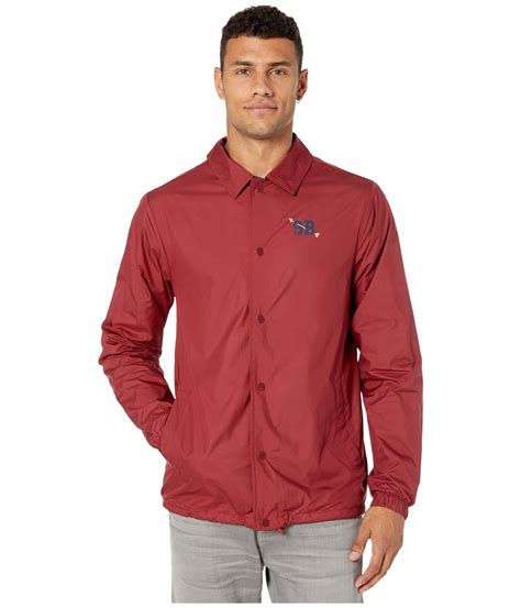 Nike Shield Coaches Jacket In Red For Men Lyst