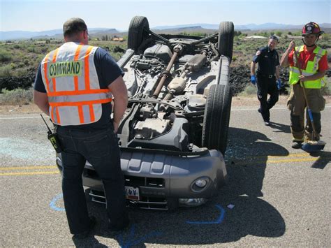 1 injured in single-vehicle rollover - St George News