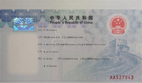 How To Read A Chinese Visa Knowledge