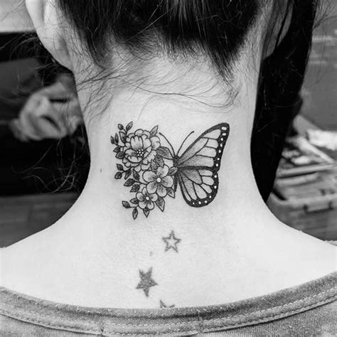 23 Edgy Back Of Neck Tattoos For Women Stayglam
