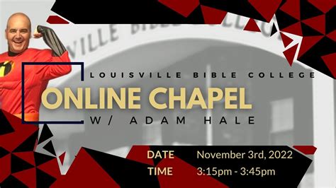 Louisville Bible College 2022 23 Chapel Service 4 Youtube