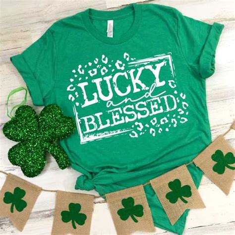 Lucky And Blessed Leopard Frame Adult Screen Print