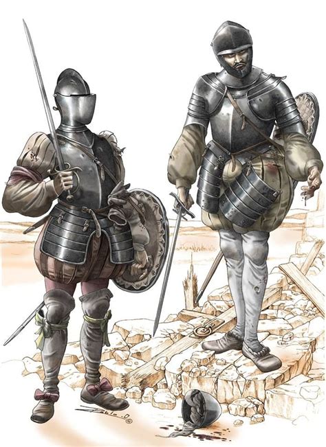 Rodeleros Also Known As Sword And Buckler Men Were Spanish Troops In
