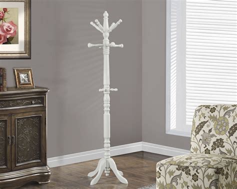 Shop entryway storage & coat racks at the container store. Antique White Solid Wood Coat Rack from Monarch (2013 ...