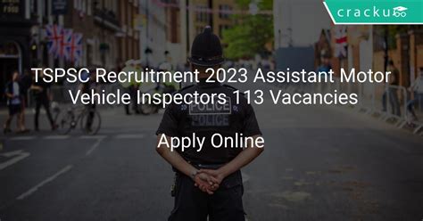 TSPSC Recruitment 2023 Assistant Motor Vehicle Inspectors 113 Vacancies