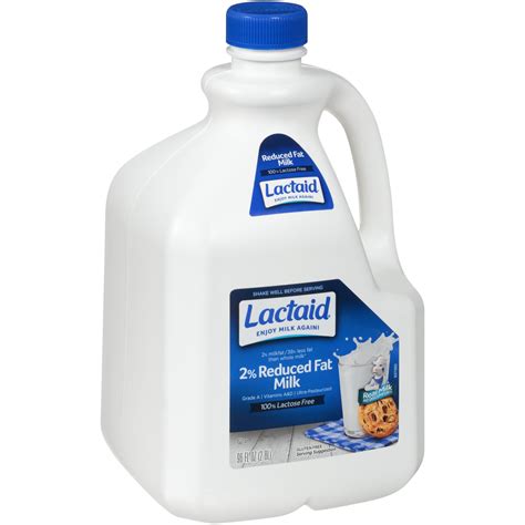 Lactaid 2 Milk 96 Oz 100 Lactose Free Zippgrocery