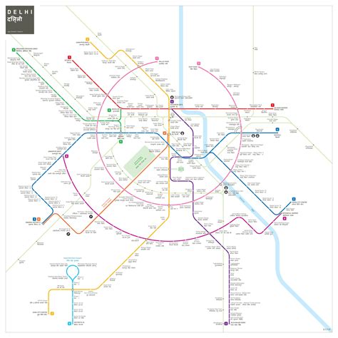 Pink Metro Line In Delhi The Ring One Is Now Complete The Map Now