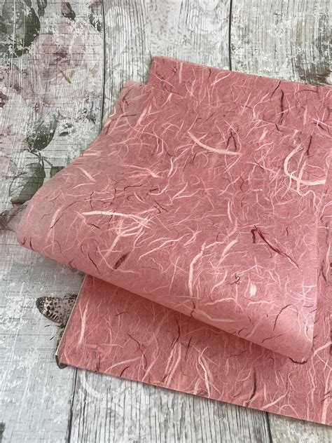 20 A4 Mulberry Paper Sheets With Fibres Etsy