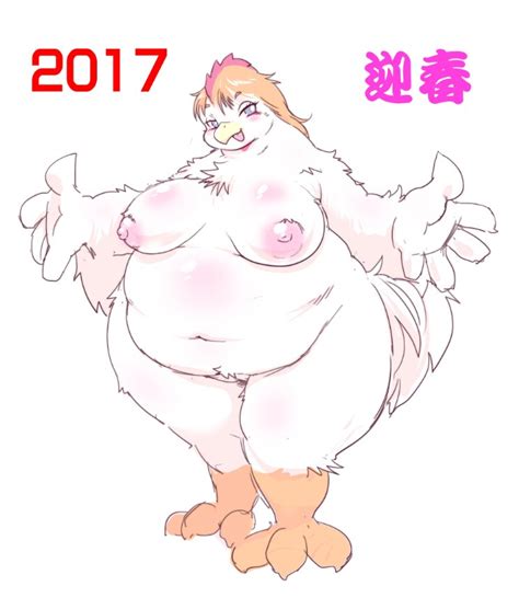 Rule 34 2017 Artist Request Breasts Brown Hair Furry Long Hair Male Chicken Nipples Open Mouth