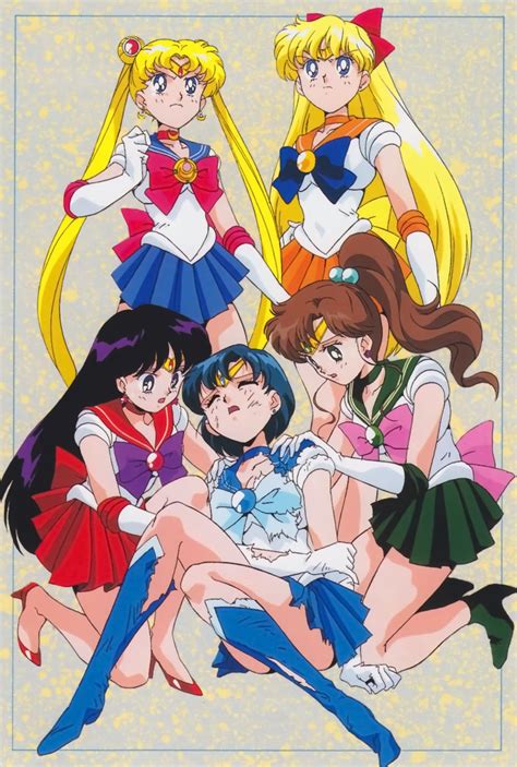 Tsukino Usagi Sailor Moon Mizuno Ami Aino Minako Hino Rei And 5