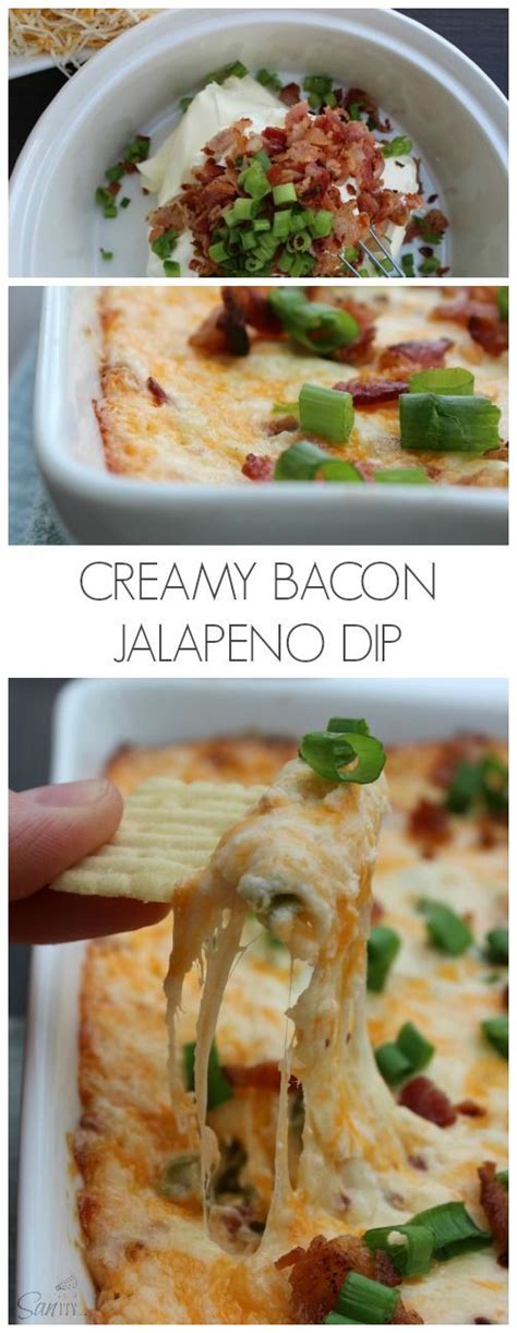 Creamy Bacon Jalapeno Dip Diy Food Recipes Recipes