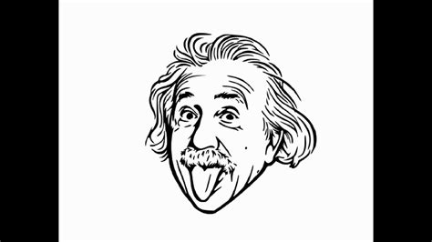 How To Draw Albert Einstein Face Pencil Drawing Step By Step Youtube