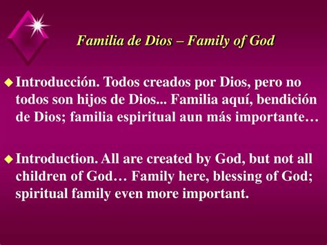 Ppt La Familia De Dios Powerpoint Presentation Free Download Id