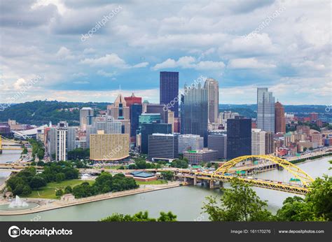 Pittsburgh Cityscape With Ohio River Stock Photo By ©andreykr 161170276
