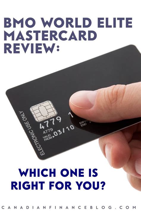 Learn more about this credit card in our full review. BMO World Elite MasterCard Review: Which Card is Right for ...
