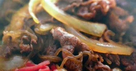 Gyudon Beef On Rice Recipe By Apheelio Cookpad