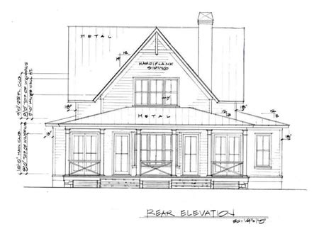 Four Gables Rear Elevation Gable House Four Gables Cottage Floor Plans