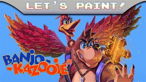 Lets Paint Banjo Kazooie 20th Anniversary Youtube
