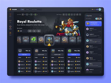 Wager Royal Roulette By Lev Modeon For Neomodeon Studio On Dribbble