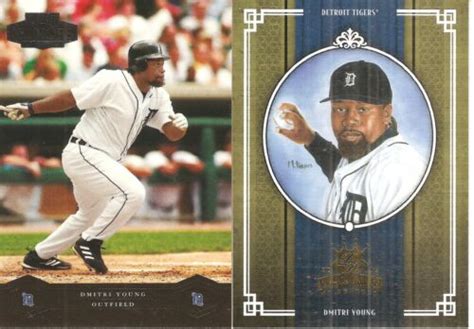 2 Different Card Dmitri Young Baseball Card Lot 523 Ebay