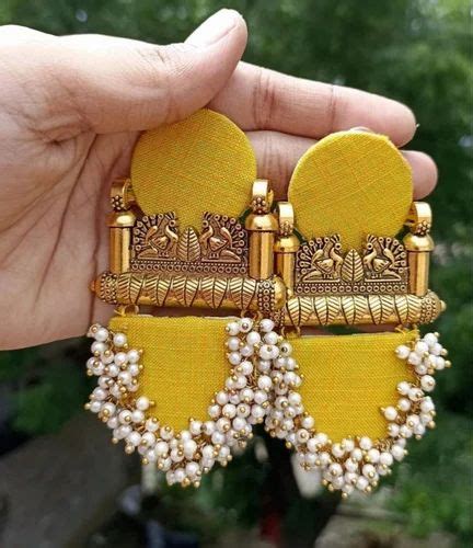Handmade Fabric Earring at Rs 45 pair हडमड इयररग in Ghaziabad
